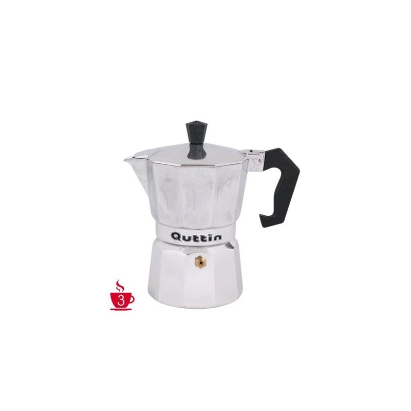 CAFETERA 3 TAZAS ALUMINIO CLASSIC QUTTIN