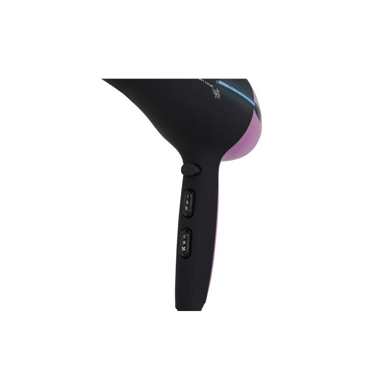 SECADOR DE PELO 2200W NEGRO / LILA...