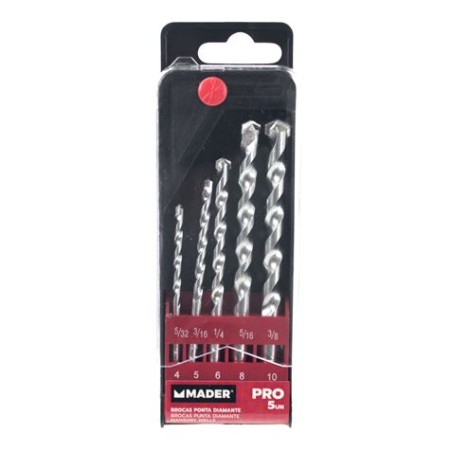 JUEGO 5 BROCAS WIDIA PROFESIONAL MADER