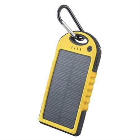 POWERBANK SOLAR 5000MAH AMARILLA FOREVER - GSM011226