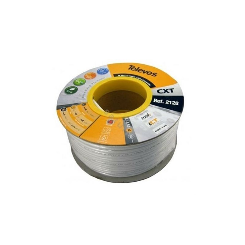 ROLLO 100 METROS CABLE COAXIAL CXT...