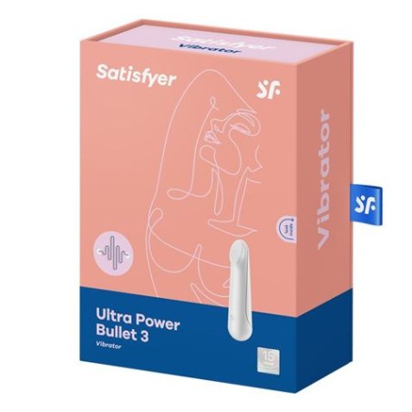 BALA VIBRADORA BLANCA ULTRA POWER BULLET SATYSFIER