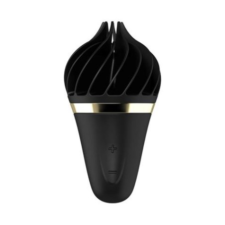 ESTIMULADOR DE CLITORIS SWEET TREAT LAYON NEGRO/ORO SATISFYER