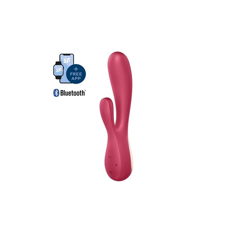 VIBRADOR MONO FLEX ROJO CON APP ROJO
