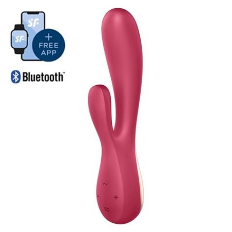VIBRADOR MONO FLEX ROJO CON APP ROJO