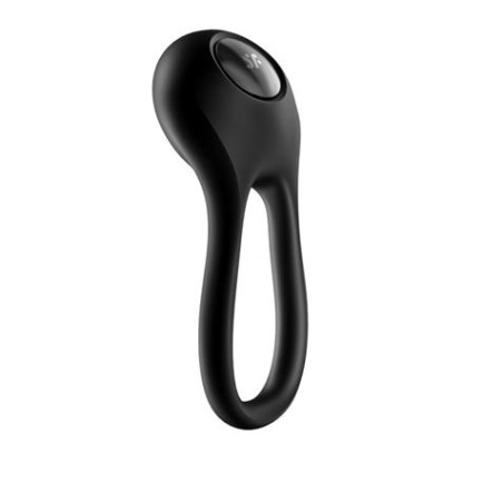 ANILLO VIBRADOR PARA PENE MAJESTIC DUO NEGRO SATISFYER