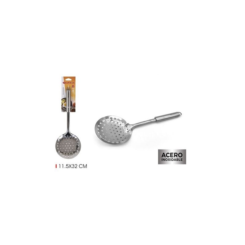 ESPUMADERA SILVER INOX 32CM QUTTIN