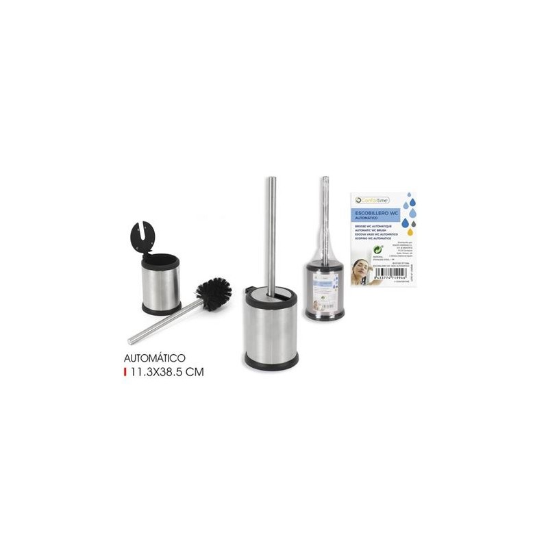 ESCOBILLERO WC INOX AUTOMATICO...