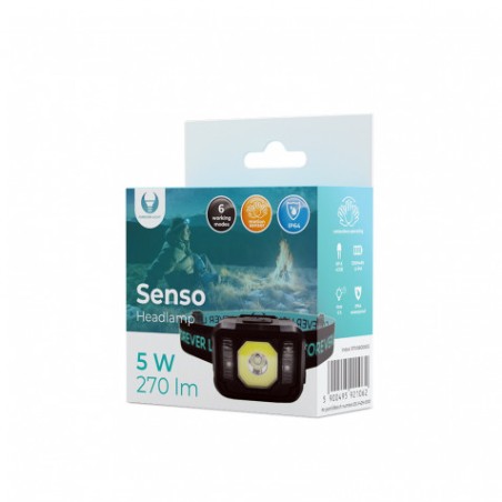 LINTERNA FRONTAL LED COB 5W 270LUMEN FOREVER