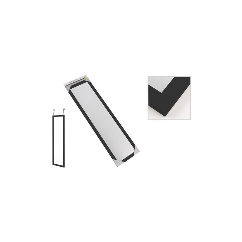ESPEJO PARA PUERTA ARCOIRIS NEGRO HBS