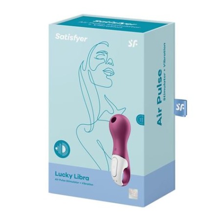 SUCCIONADOR DE CLITORIS CON VIBRACION LUCKY LIBRA BERRY SATISFYER