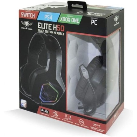 AURICULARES GAMING MULTIPLATAFORMA ELITE H-50 SPIRIT