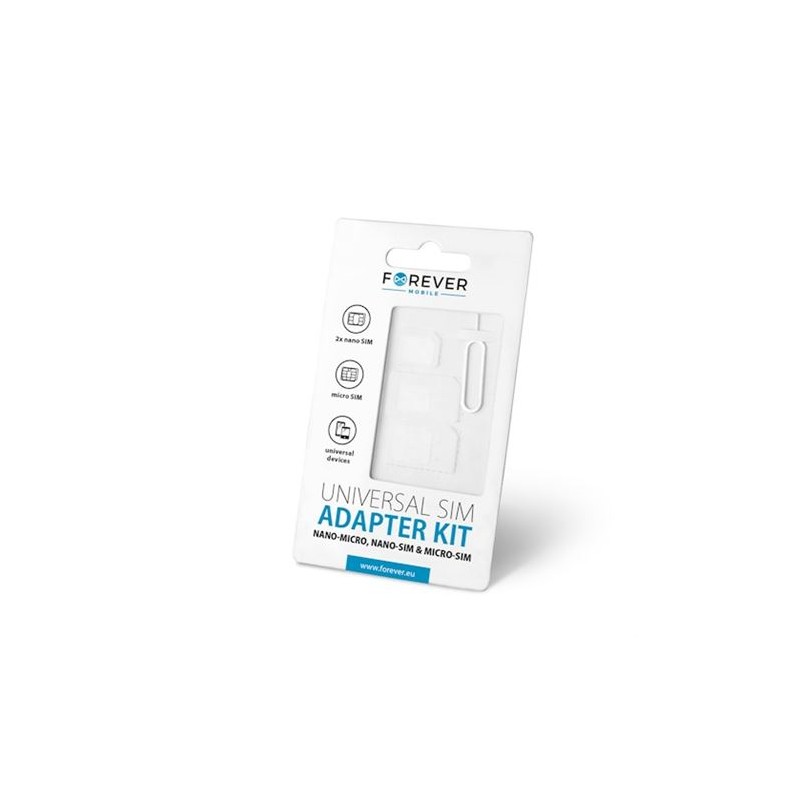KIT ADAPTADORES PARA TARJETA SIM FOREVER