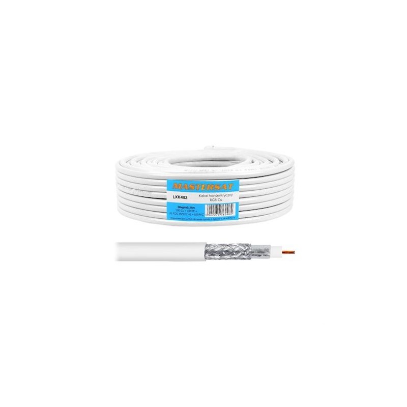 BOBINA DE CABLE COAXIAL 25M MASTERSAT