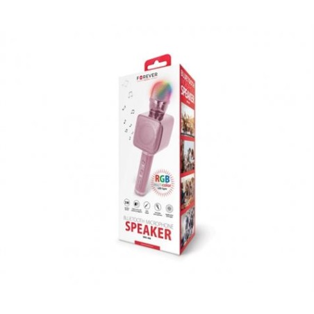 MICROFONO KARAOKE BLUETOOTH BMS-400 ROSA FOREVER