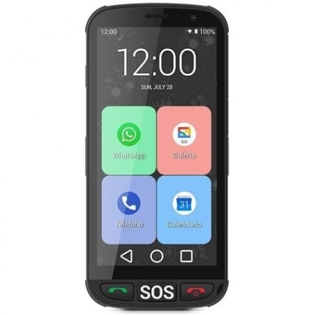 SMARTPHONE SENIOR SPC APOLO 5" | 16GB | SOS | NEGRO |SPC