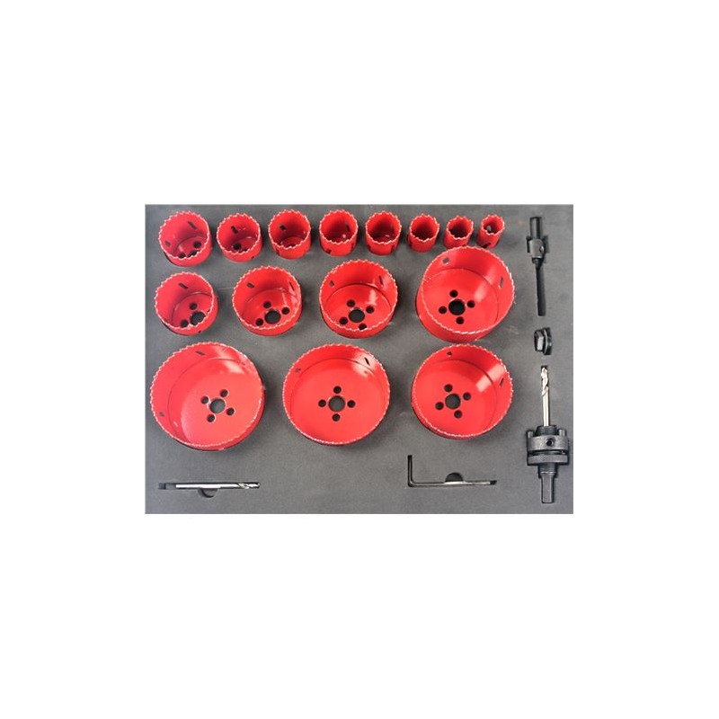 JUEGO 20 PCS CORONAS BI-METAL MADER