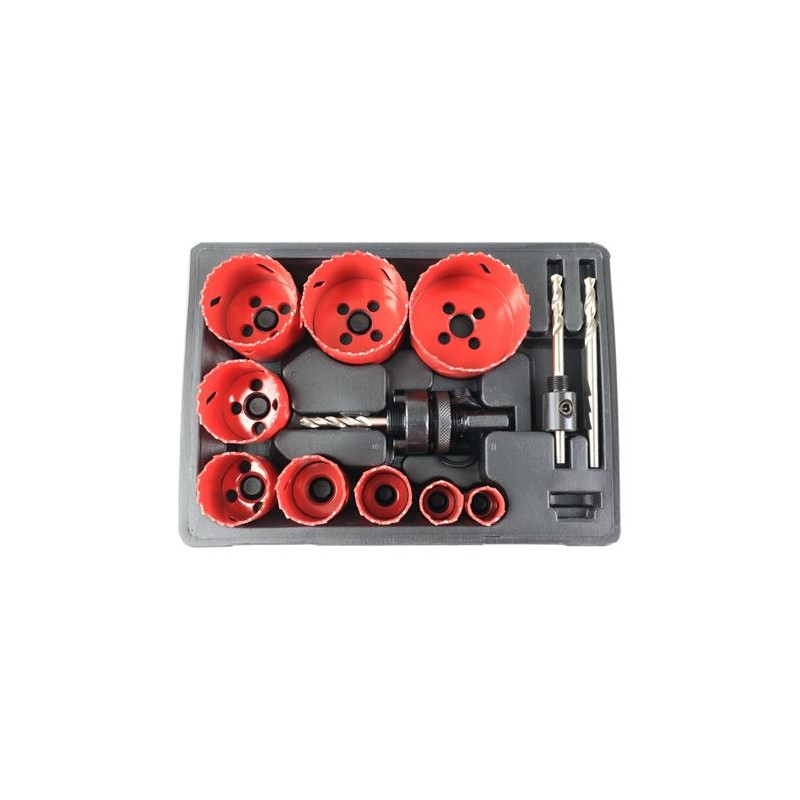 JUEGO 13 PCS CORONAS BI-METAL MADER