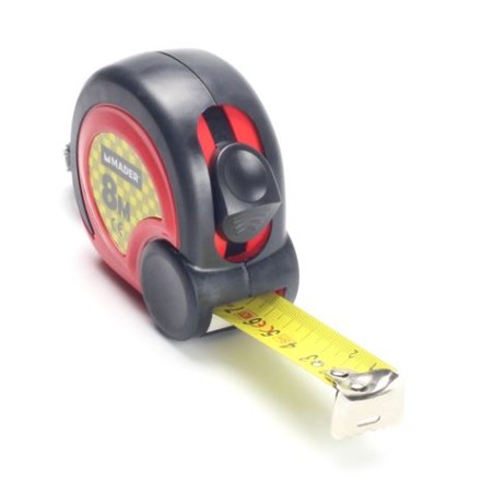 FLEXOMETRO, 8 Mtrs.X 25 mm. MADER