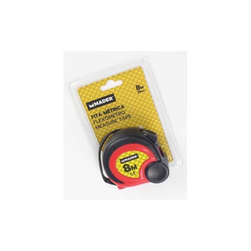 FLEXOMETRO, 8 Mtrs.X 25 mm. MADER