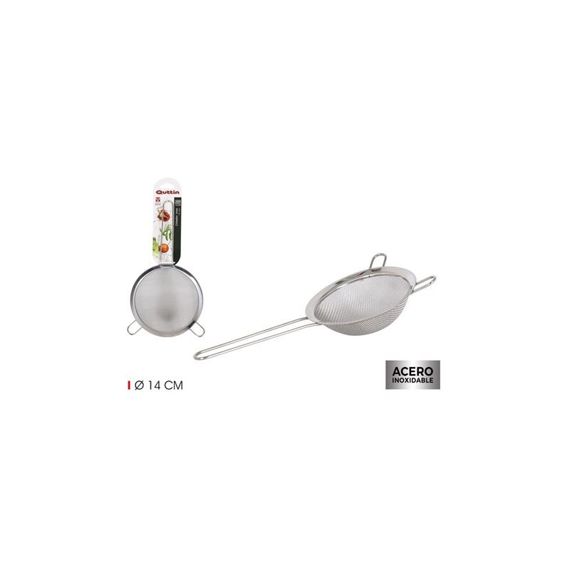 COLADOR ACERO INOXIDABLE 14CM QUTTIN