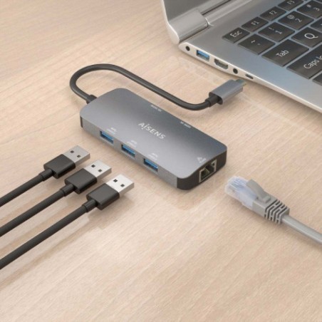 DOCKING HUB USB TIPO-C ASUC-6P019-GR AISENS