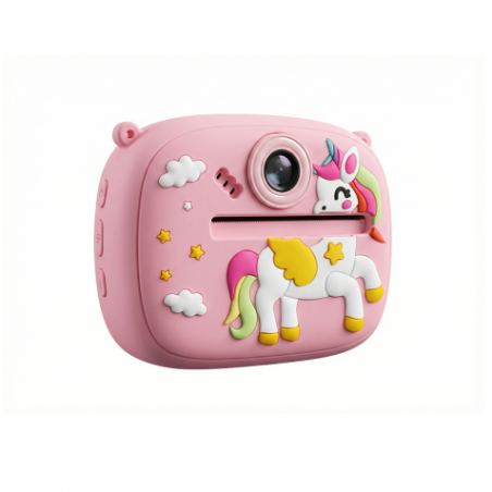 CAMARA DE FOTOS INSTANTANEA INFANTIL ROSA V06 XO