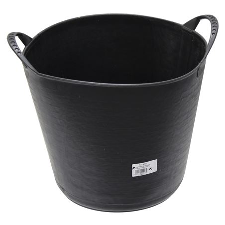 CUBETA REDONDA FLEXIBLE 22 LITROS NEGRO MADER - 99900