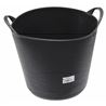 CUBETA REDONDA FLEXIBLE 22 LITROS NEGRO MADER - 99900
