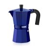 CAFETERA ITALIANA 6 TAZAS ALUMINIO AZUL MONIX - M301706