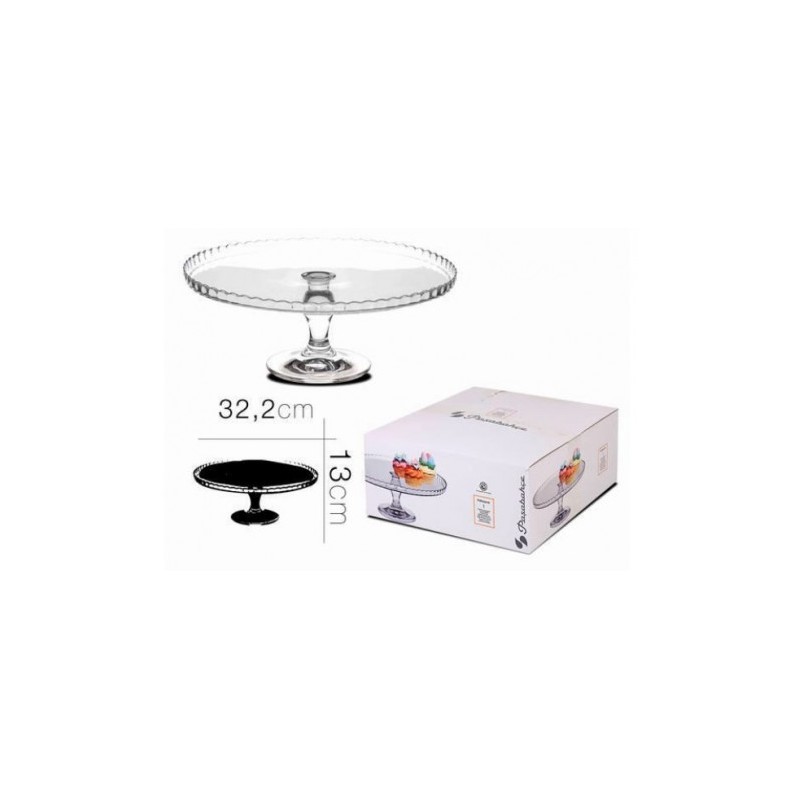 PLATO VIDRIO PARA REPOSTERIA DE 32CM...
