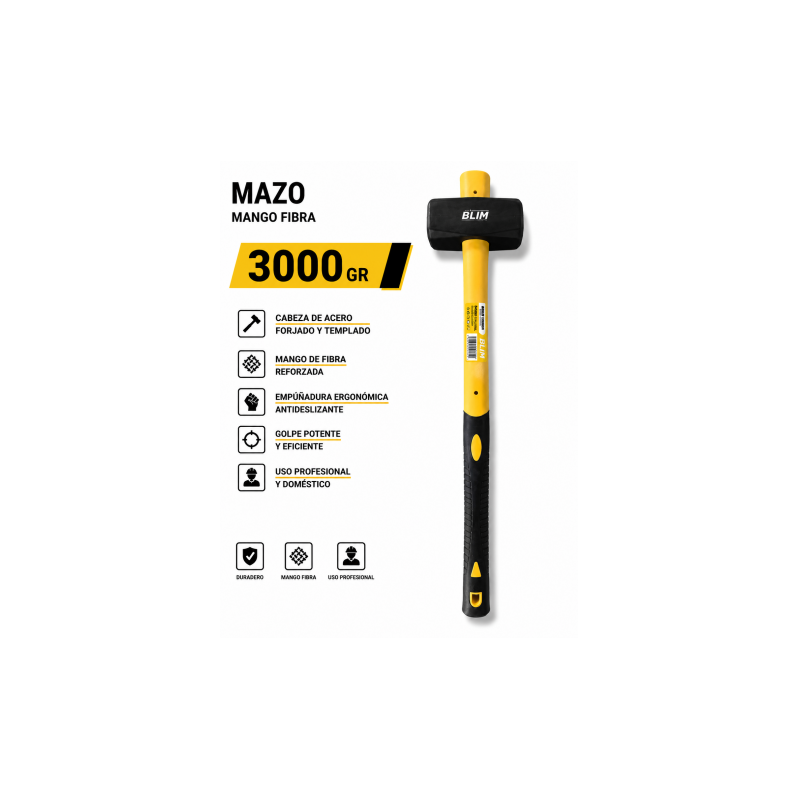 MAZO 3000GR MANGO FIBRA BLIM
