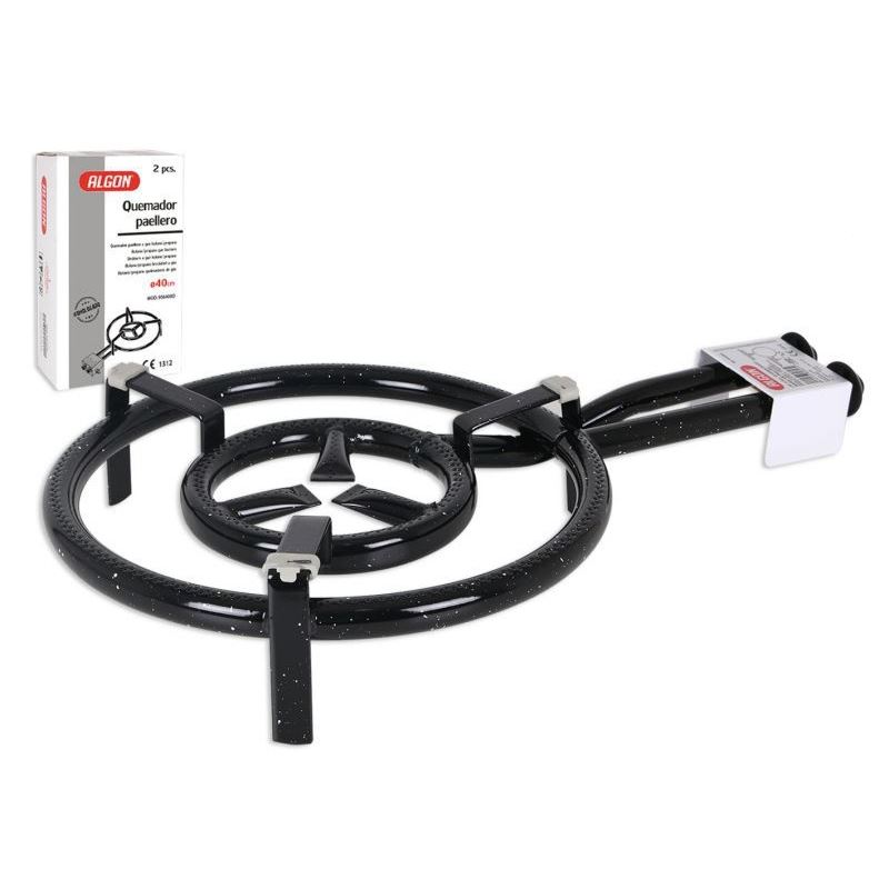 QUEMADOR DE ACERO 40CM PARA PAELLERO GAS ALGON - 956400O