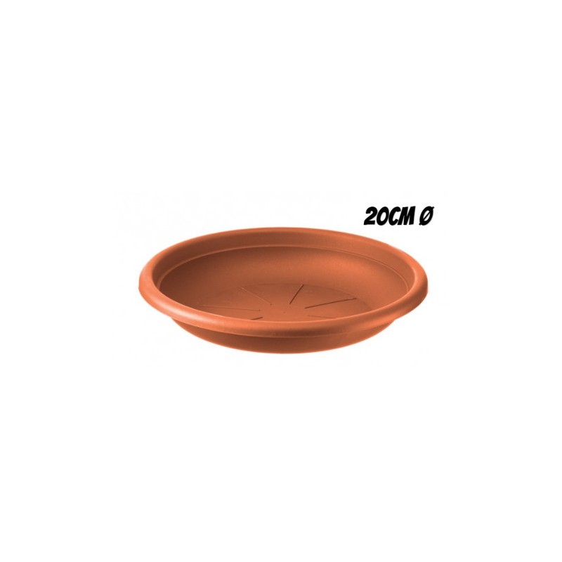 PLATO PARA MACETA 20CM TERRACOTA ARTPLAST