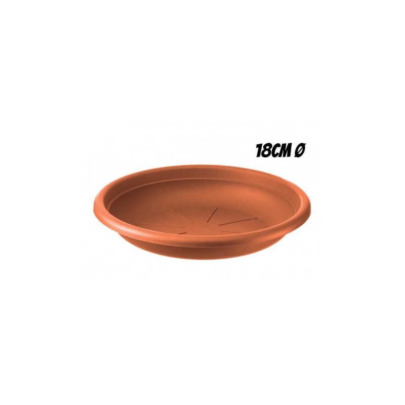 PLATO PARA MACETA 18CM TERRACOTA...