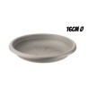 PLATO PARA MACETA 16CM TORTORA ARTPLAST