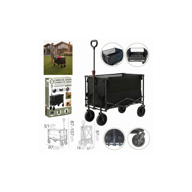CARRO DE JARDIN 97X51X107CM