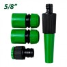 SET 4PCS BOQUILLA DE RIEGO + ADAPTADORES PARA MANGUERA 5/8" SUNGARDEN
