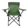 SILLA PLEGABLE DE CAMPING CON POSAVASOS VERDE SUNGARDEN