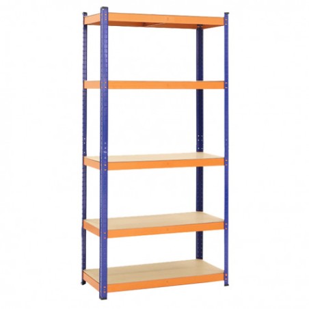 ESTANTERIA METALICA 5 BALDAS 180X80X40CM 100KGS BLIM