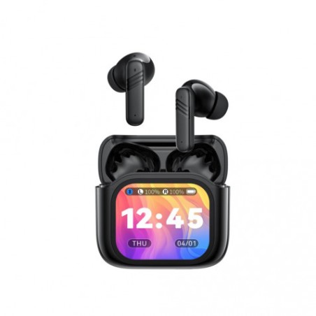 AURICULARES BLUETOOTH TWS CON DOBLE MICRO Y DISPLAY X50 NEGRO XO