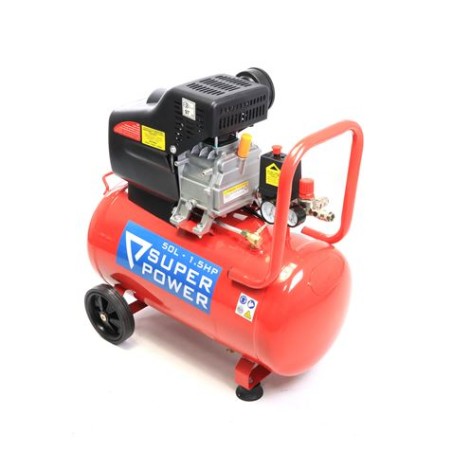 COMPRESOR DE AIRE 50 LITROS 1.5HP SUPER POWER