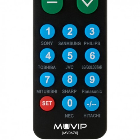 MANDO A DISTANCIA UNIVERSAL BOTONES GRANDES MUVIP