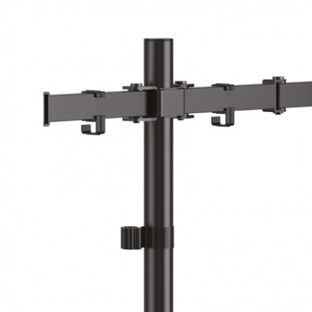 SOPORTE DE MESA 2 MONITORES 17"-32" CROMAD