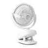 VENTILADOR PORTATIL TIPO CLIP 6" OSCILANTE CON LUZ LED Y BATERÍA MUVIP