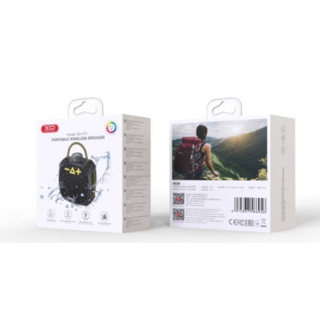 ALTAVOZ BLUETOOTH PORTATIL IP66 NEGRO F77 XO