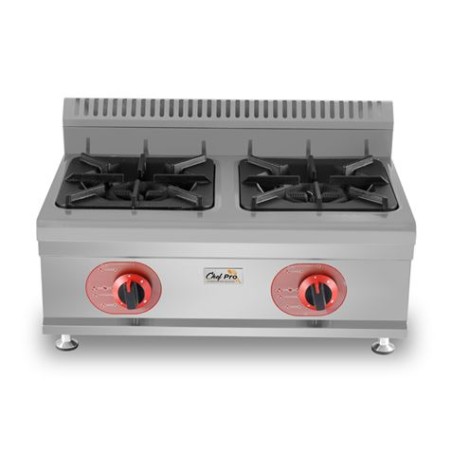 COCINA A GAS PROFESIONAL 2 FUEGOS CHEF PRO