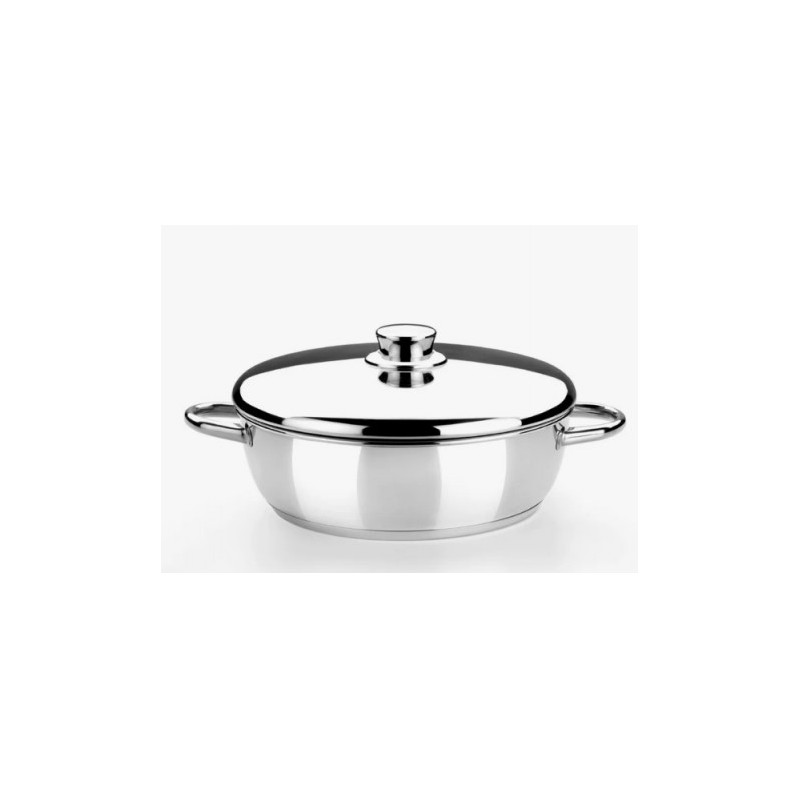 RUSTIDERA 26CM CON TAPA ACERO OPTIMA MONIX