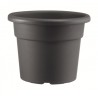 MACETA REDONDA DIAMETRO 16CM ANTRACITA ARTPLAST