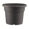 MACETA REDONDA DIAMETRO 20CM ANTRACITA ARTPLAST